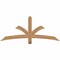 Ekena Millwork Davenport Timber Gable Bracket, Western Red Cedar, 60"W x 25"H x 3 1/2"D x 3 1/2"F, 10/12 Pitch GBW060X25X0404DAV00SWR - alternate 1